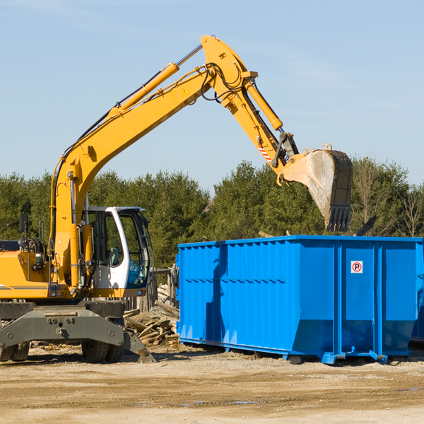 what size residential dumpster rentals are available in Sedalia KY